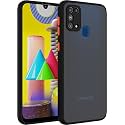 Glasgow Case Cover for Samsung Galaxy F41 Shockproof Back Case Cover (Camera Protection) - Black