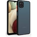Glasgow Case Cover for Samsung Galaxy F42 5G Shockproof Back Case Cover (Camera Protection) - Black