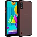 Glasgow Case Cover for Samsung Galaxy M01 Shockproof Back Case Cover (Camera Protection) - Black