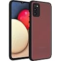 Glasgow Case Cover for Samsung Galaxy M02S Shockproof Back Case Cover (Camera Protection) - Black