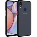 Glasgow Case Cover for Samsung Galaxy M10s Shockproof Back Case Cover (Camera Protection) - Black