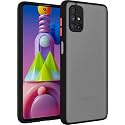 Glasgow Case Cover for Samsung Galaxy M31S Shockproof Back Case Cover (Camera Protection) - Black