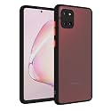Glasgow Case Cover for Samsung Galaxy Note 10 Lite Shockproof Back Case Cover (Camera Protection) - Black