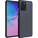 Glasgow Case Cover for Samsung Galaxy S10 Lite Shockproof Back Case Cover (Camera Protection) - Black