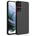 Glasgow Case Cover for Samsung Galaxy S21 Plus 5G Shockproof Back Case Cover (Camera Protection) - Black