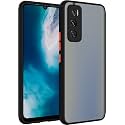 Glasgow Case Cover for Vivo V20 SE Shockproof Back Case Cover (Camera Protection) - Black