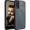 Glasgow Case Cover for Vivo V21E 5G Shockproof Back Case Cover (Camera Protection) - Black
