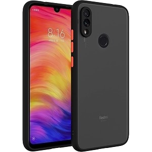 glasgow case cover for vivo v9 youth shockproof back case cover camera protection - black