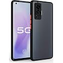 Glasgow Case Cover for Vivo X50 Pro Shockproof Back Case Cover (Camera Protection) - Black