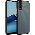 Glasgow Case Cover for Vivo Y20 Shockproof Back Case Cover (Camera Protection) - Black