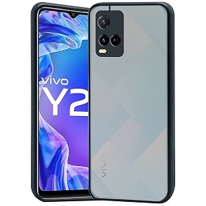 glasgow case cover for vivo y21t  y21e  y33t shockproof back case cover camera protection - black