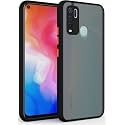 Glasgow Case Cover for Vivo Y30 Shockproof Back Case Cover (Camera Protection) - Black