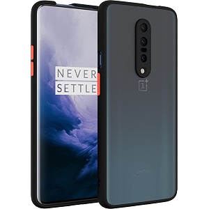 glasgow plastic rubber shockproof back cover camera protection case cover for oneplus 7 pro black