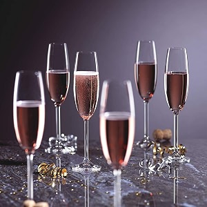 glass jar transparent crystal wine glass red or white wine champagne flute wine glass set long wine glass set - clear 180 ml pack of 3