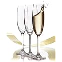 Glass Jar Crystal Wine Glass Red or White Wine, Champagne Flute Wine Glass Set, Long Wine Glass Set - Clear, 180 ml, (Long Wine 2 Pack)