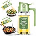Glass Oil Sprayer and Dispenser Bottle, 2-in-1 Designe (G - 500ml)