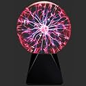 Glass Plasma Ball Sphere Lightning Light Lamp Party Magical Ball electrostatic Flashing Ball (6.0 Inches)