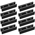 Glass Railing Clamp, 180°, 8 Pack, 304 Stainless Steel Glass Railing System for 3/8"-1/2"(8mm-13mm) Thinkness Heavy Duty Balusters Clamps/Deck/Stairs/Pool/Balcony/Patio