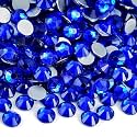 Glass Rhinestones Flatback for Phone Case DIY Crystal Sapphire SS50 144pcs