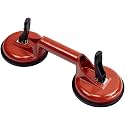Glass Suction Cups Heavy Duty Aluminum Vacuum Plate Handle Glass Holder Hooks to Lift Large Glass/Floor Gap Fixer/Tile Suction Cup Lifter/Moving Glass/Pad for Lifting/Dent Puller