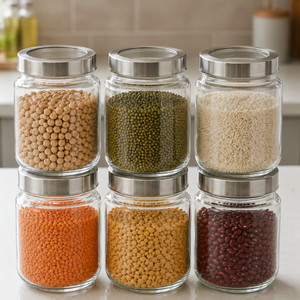 Glassbunny Glass Grocery Container - 1 kg