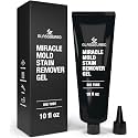 GlassGuard Miracle Mold Stain Remover Stain Gel – Heavy Duty Cleaning Gel for Grouts, Ceramic, Glass, Silicone, Caulk & More – Washing Machine Cleaner Front Loader (300 ml / 10 oz)