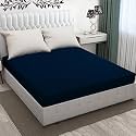 Glassiano Cotton Feel Terry Ultra Soft Waterproof Mattress Protector | Breathable - Hypoallergenic Mattresses Cover with Elastic Strap for Single Bed (78x42 inch|6.5x3.5 feet, Sky Blue - Pack of 1)