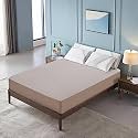 Glassiano Luxury Dimond Terry Cloth Fitted Mattress Protector 36x78 Inches Single Bed | Water Resistant Ultra Soft Mattress Cover | Hypoallergenic Bed Cover (Grey_Pack of 1)