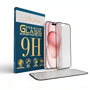 GlassVerse 9H Tempered Glass For Apple Iphone