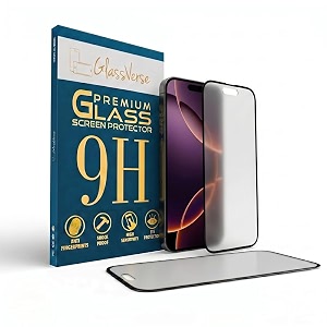 GlassVerse 9H Tempered Glass For Apple Iphone