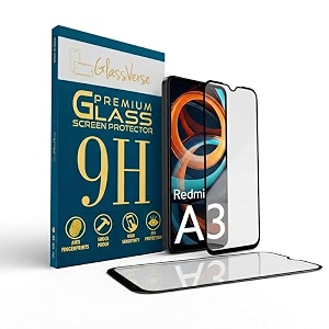 GlassVerse 9H Tempered Glass For Redmi A3