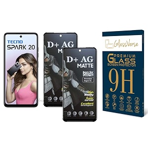 GlassVerse D Matte Tempered Glass With 18H