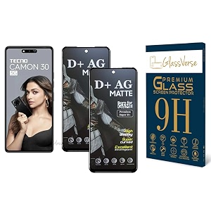 GlassVerse Matte Tempered Glass for Tecno Camon