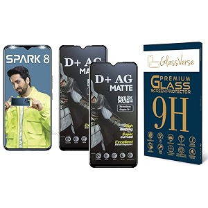 GlassVerse Matte Tempered Glass for Tecno Spark