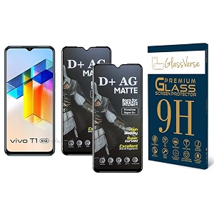 GlassVerse Matte Tempered Glass for Vivo T1