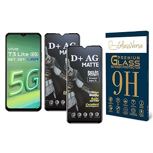 GlassVerse Matte Tempered Glass for Vivo T3