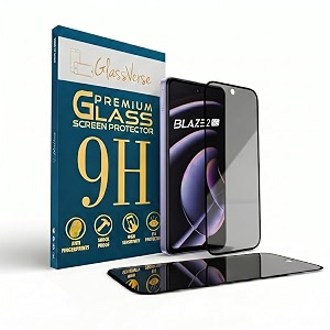 GlassVerse Privacy Tempered Glass for Lava Blaze