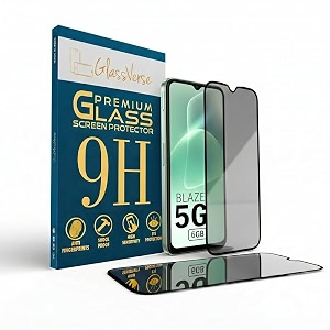 GlassVerse Privacy Tempered Glass for Lava Blaze