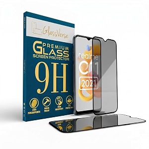 GlassVerse Privacy Tempered Glass for Realme C11