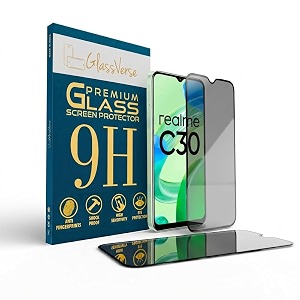 GlassVerse Privacy Tempered Glass for Realme C3