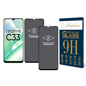 GlassVerse Privacy Tempered Glass for Realme C33