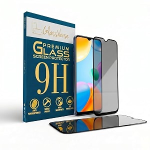 GlassVerse Privacy Tempered Glass for Redmi 10A