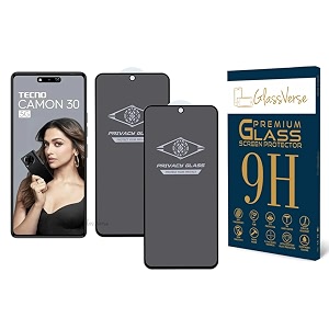 GlassVerse Privacy Tempered Glass for Tecno Camon