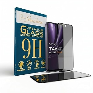 GlassVerse Privacy Tempered Glass for Vivo T4x