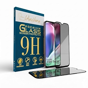 GlassVerse Privacy Tempered Glass for Vivo Y28s