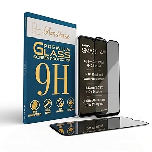 GlassVerse Ultra Privacy Tempered Glass For Lava