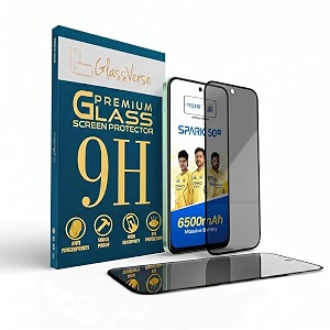 GlassVerse Ultra Privacy Tempered Glass For Tecno