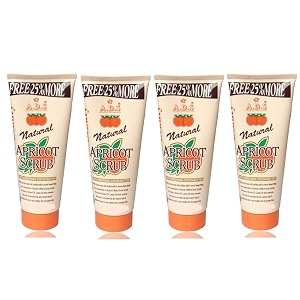 glavon ads face amp body scrub 200 gm with goodness of natural apricot extract amp beauty blender for parlour makeup look  saver pack of 5 items 