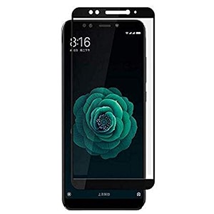 glaze accessories edge to edge shatterproof tempered glass screen for mi redmi a2