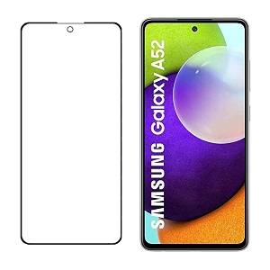 glaze accessories edge to edge shatterproof tempered glass screen for samsung galaxy a52